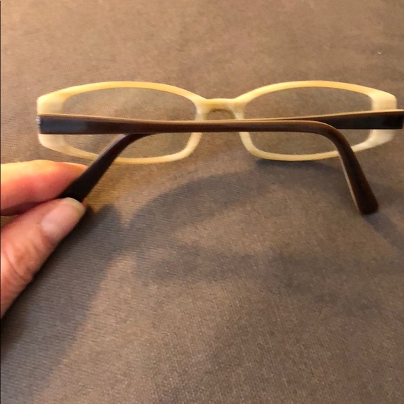 Vintage Norma Kamali brown and bone eyeglasses - Picture 9 of 16